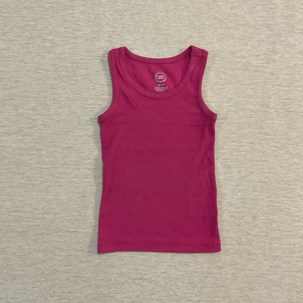 Wonder Nation Kids Pink Tank Top